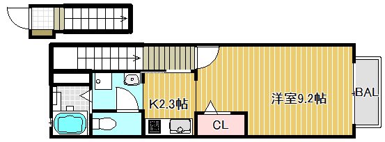 ウエストビレッジ  間取り