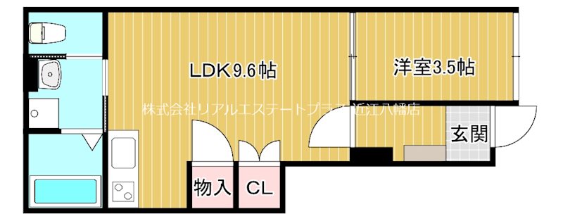 グッドフィールド宮荘 Ⅰ　102号室 間取り