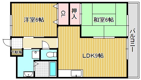 駅前コーポラス 間取り