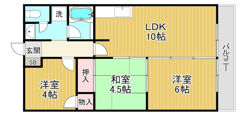 シャレー富士美台 間取り