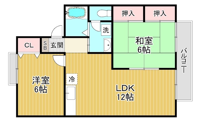 フォレストパークA棟 間取り