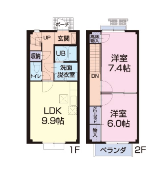 開の里 Ⅰ  間取り