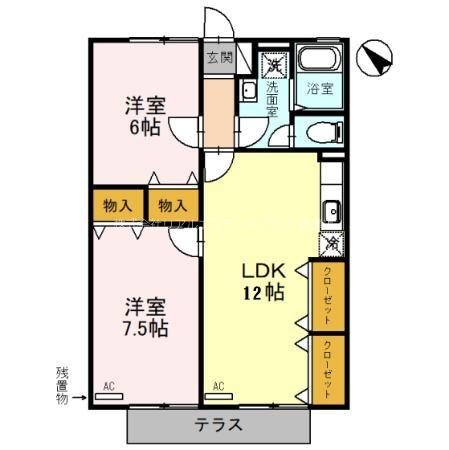 ハイツ・パル 間取り