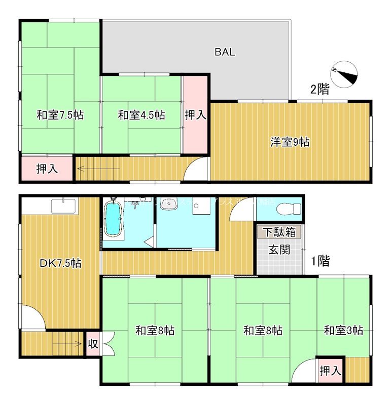 佐野町貸家 間取り