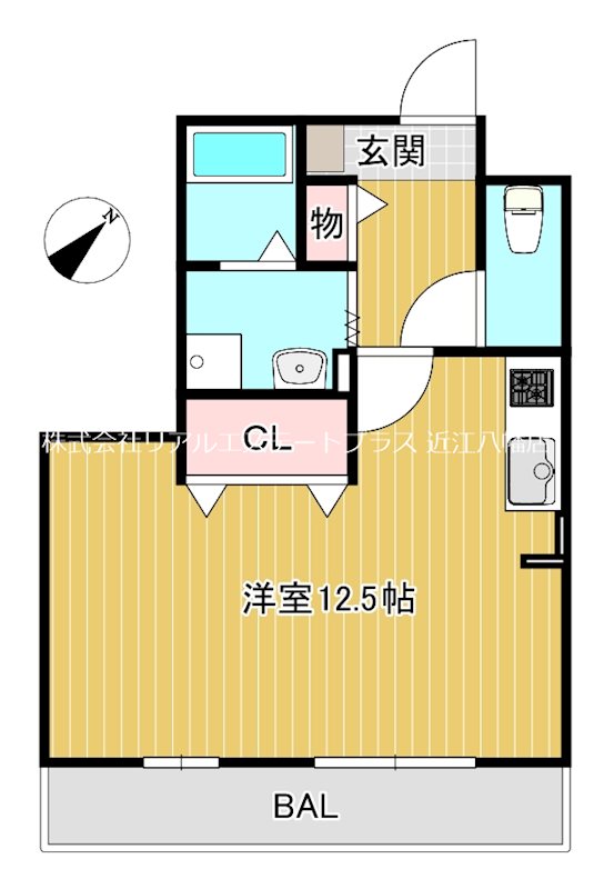 セジュールオオニシ 205号室 間取り