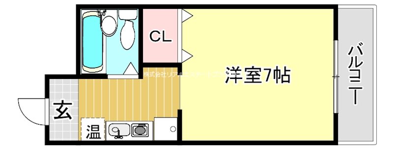 エースマンション 202号室 間取り