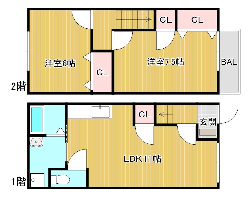 サンミレニアム   間取り