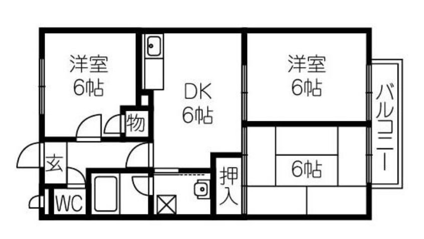 リカレント守山 間取り