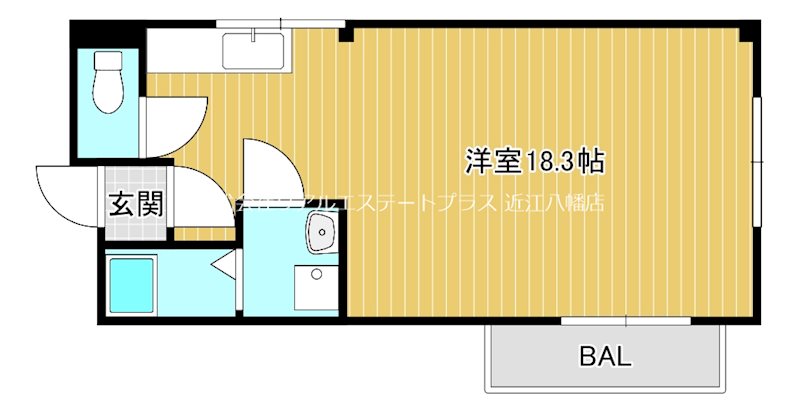 コーポ宗円堂 201号室 間取り