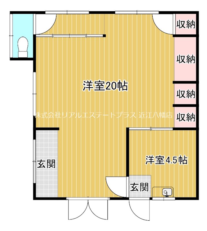 武佐店舗 間取り