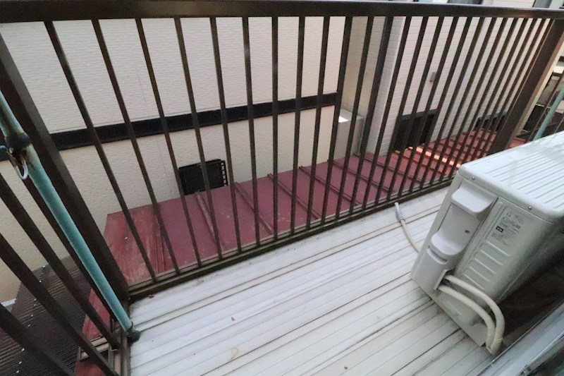 野洲市栄２貸家 ベランダ