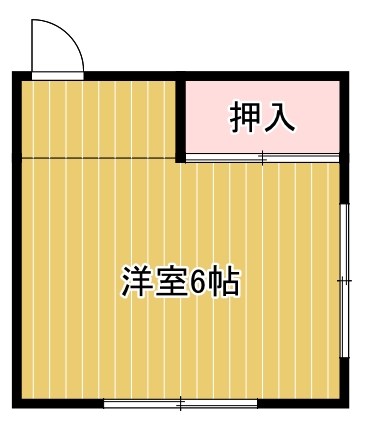 湖水荘 101号室 間取り