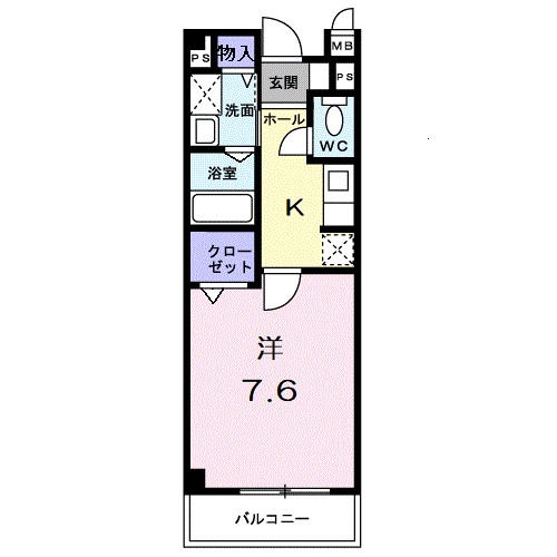 エミグランド　アネックス 202号室 間取り