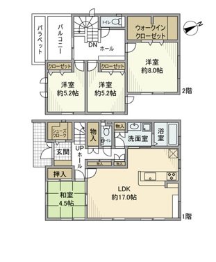 播磨田戸建 間取り