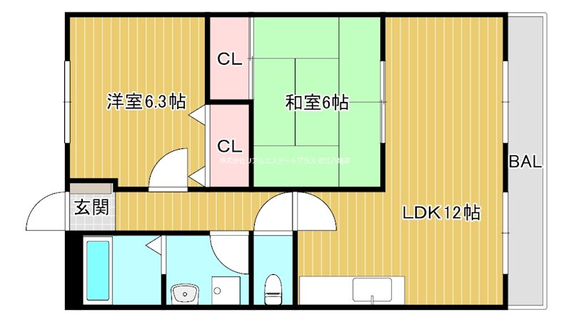 アン・クレールⅡ 間取り