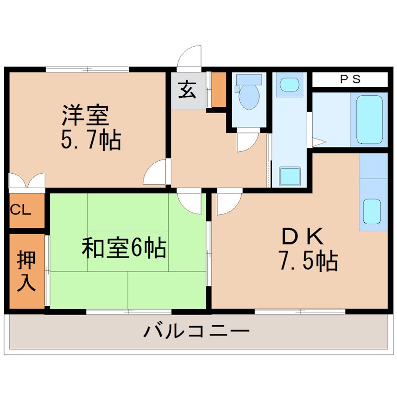 エスポワールハイムⅡ 間取り