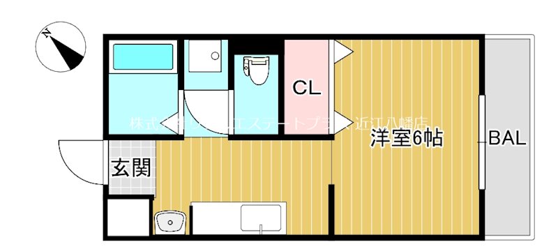 ユースコート東沖野 206号室 間取り