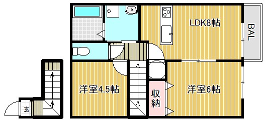 グリーングラス  間取り図