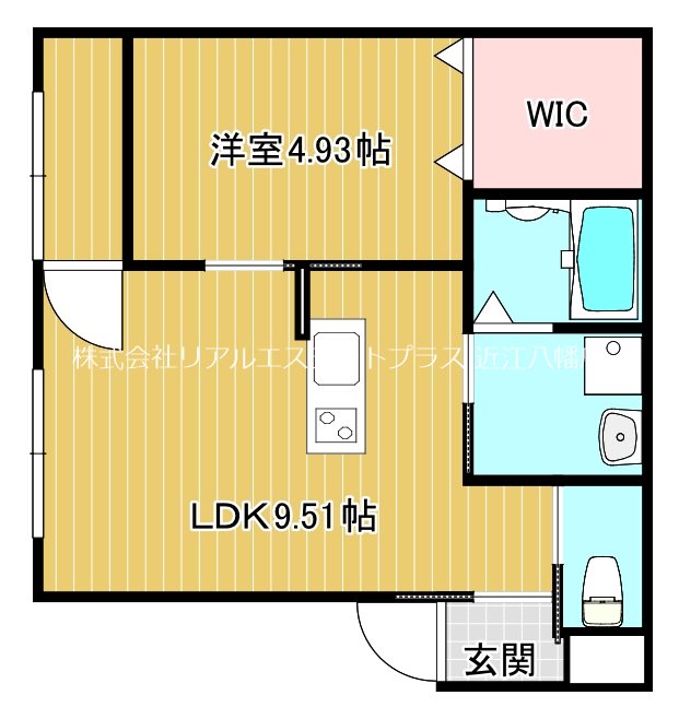 sunny cocoⅢ 204号室 間取り