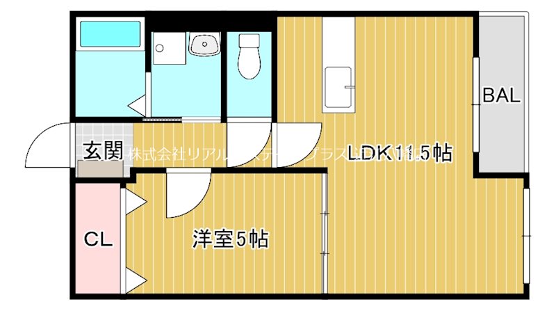 シャトレー伍番館 302号室 間取り
