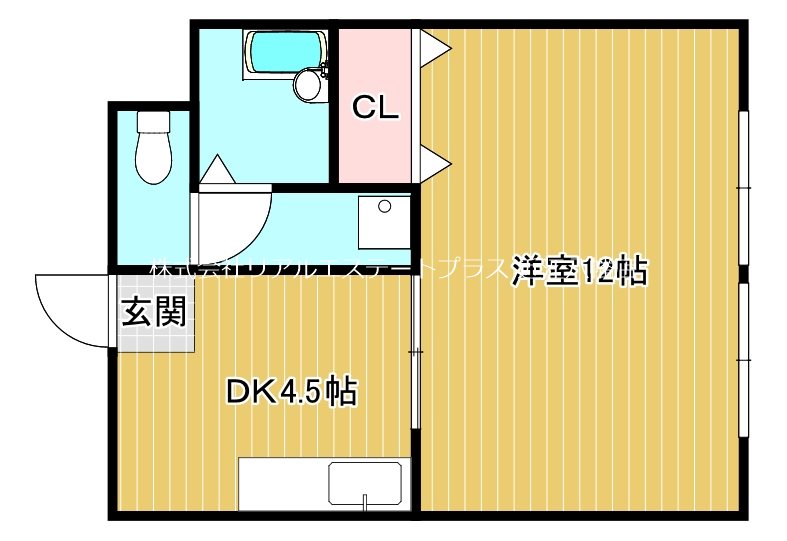 敷島第４マンション   105号室 間取り