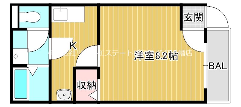 ドリームハイツ3号館 206号室 間取り