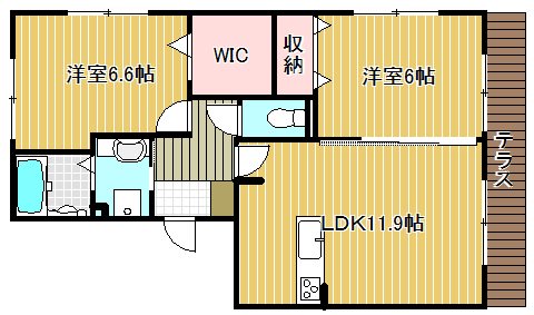 FIORE VERDE 201号室 間取り