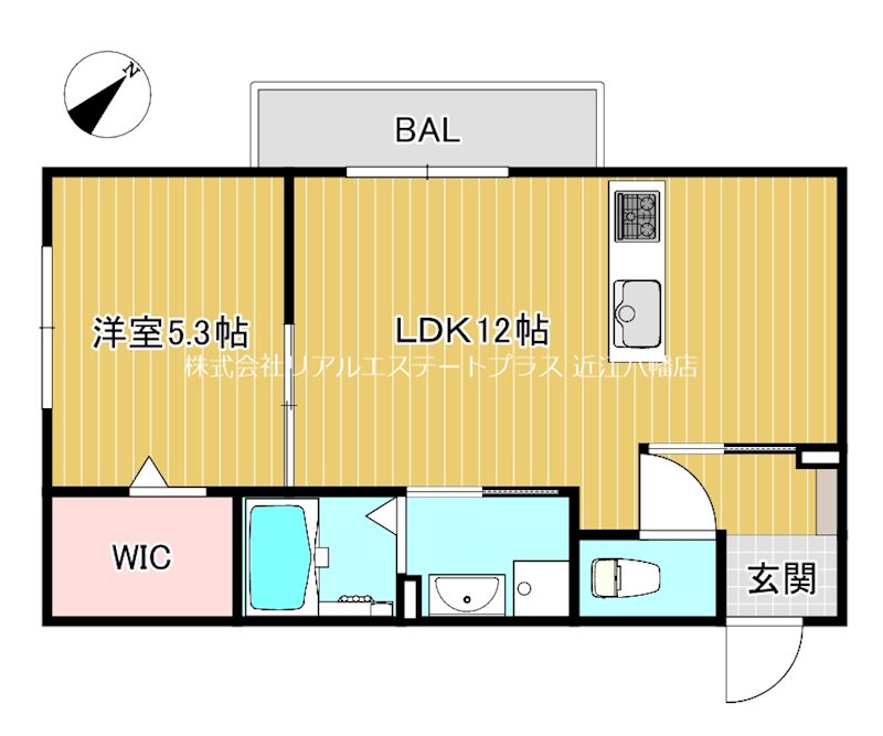Dレジデンス東近江 202号室 間取り