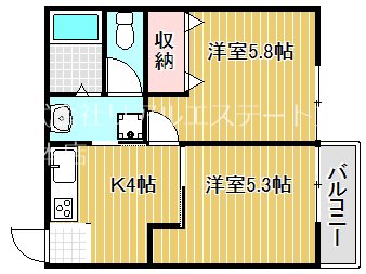 河西マンション 間取り