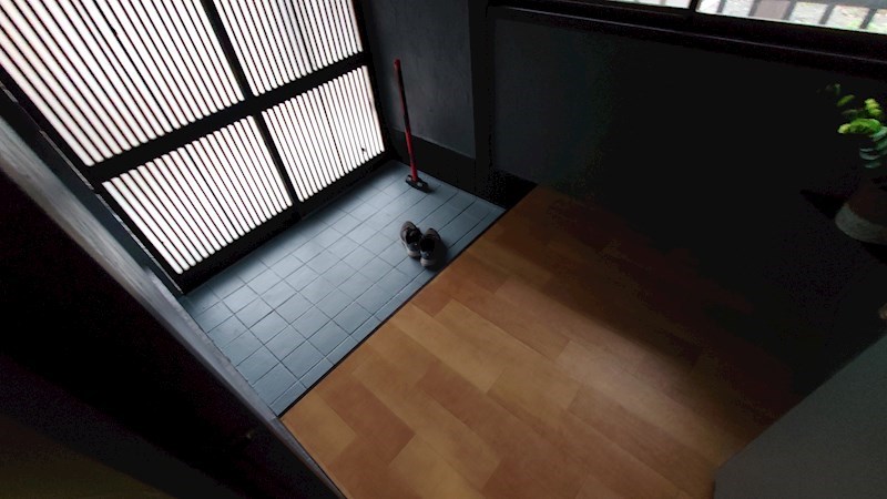 木の岡貸家B 玄関