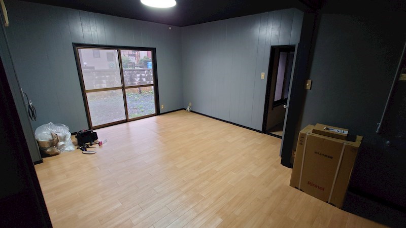 木の岡貸家B リビング