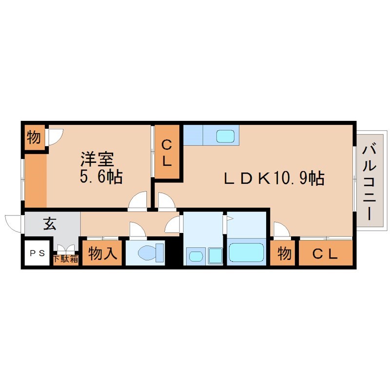 メゾン　ソレイユ 間取り