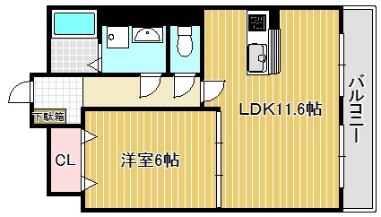 ミモザ千 間取り図