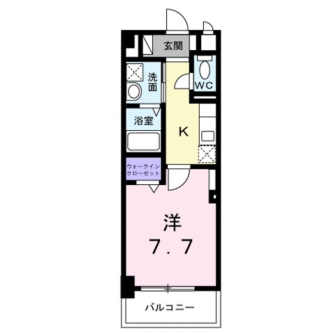メゾン　ド　エートゥゼット 104号室 間取り