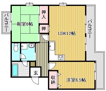ラスディ守山 間取り