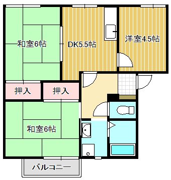 エスパシオ21 A棟 間取り