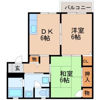 ディアス天神　 間取り