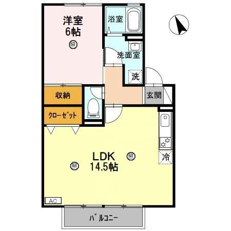 ヴェーデルⅠ 間取り