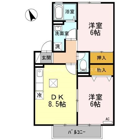 ヴェーデルⅠ 間取り