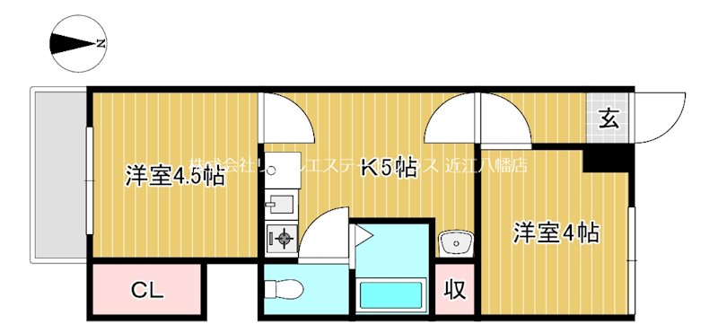 HEART桜館  205号室 間取り