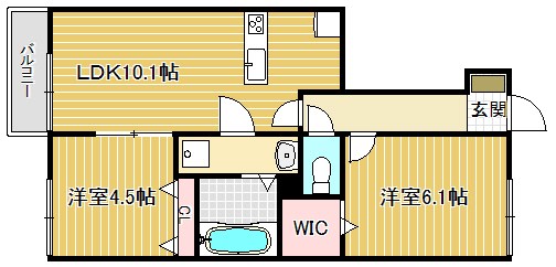 K　DREAMY 間取り