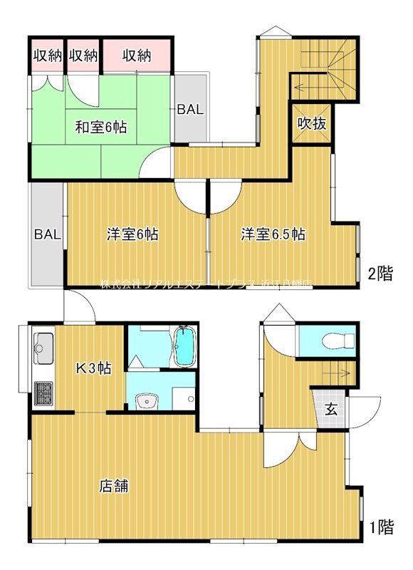Bb江頭J貸家 間取り
