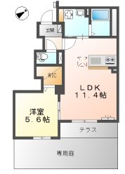 ポンテ・リング　壱番館 間取り