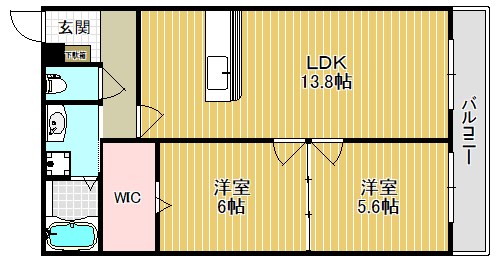 ハートフルマンション　新左衛門 間取り