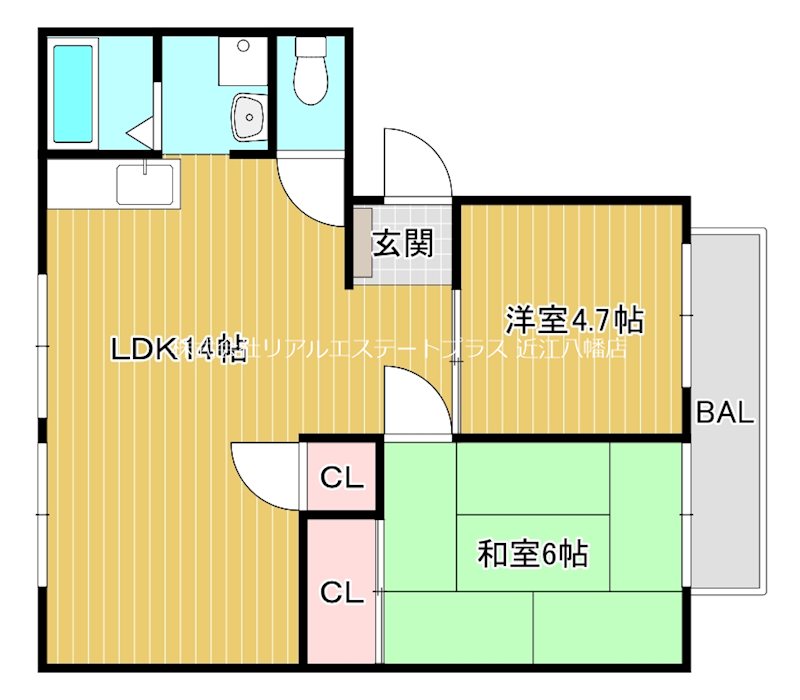 ハイツウッディ 201号室 間取り