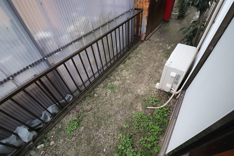 城南ハイツ ベランダ