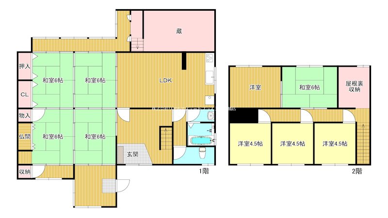 猪子町O邸 間取り