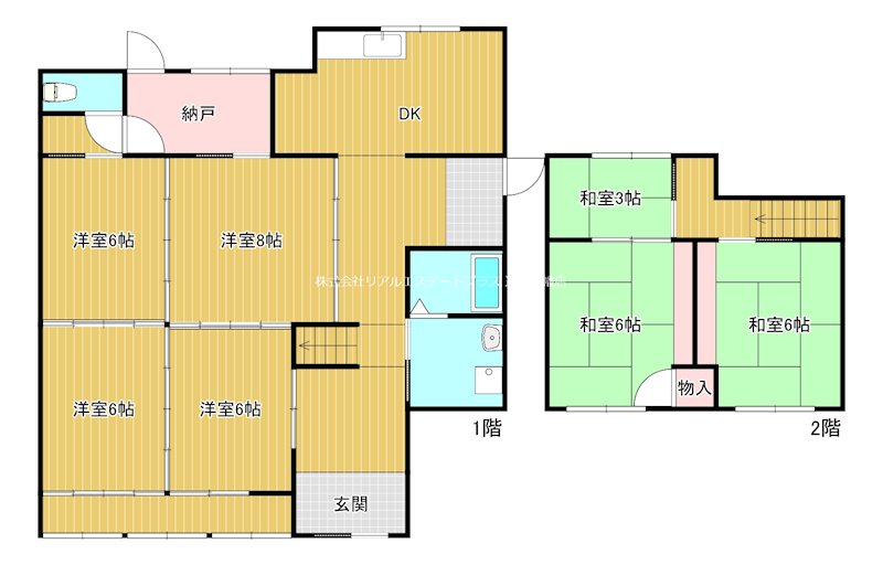 山上町貸家 間取り