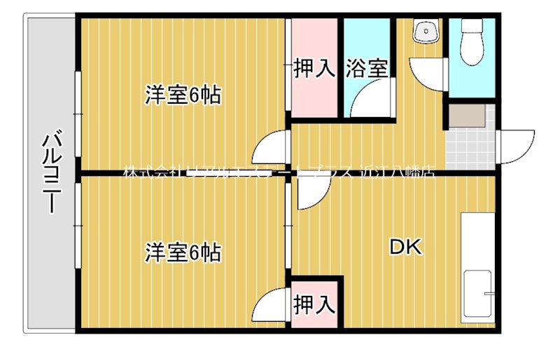 桜宮マンション 202号室 間取り