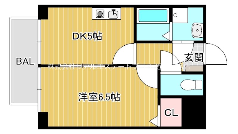 シャインローヤル 405号室 間取り